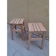 Bengi Ankara Mobilya Tabure St 90582 Izgara Model Kayın Torna Ayak Ham Ürün 2 Adet El Yapım