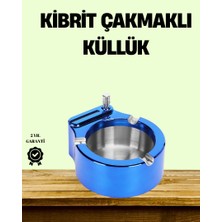 Zero Land Drnds Çakmaklı Küllük Paslanmaz Çelik Şık Masa Aksesuarı