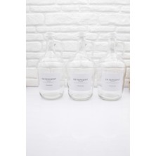 UltraMint 3'lü 1500ML Sıvı Deterjan Şişesi Seti, Renkli, Siyah ve Beyaz Renkler