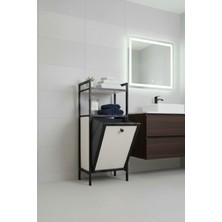 UltraMint Çift Katlı Ahşap Banyo Düzenleyici ve Sepet Seti