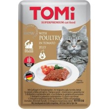 Ashwork Tomi Kümes Hayvanlı ve Domatesli Pouch Yetişkin Konserve Kedi Maması 100 gr 587455