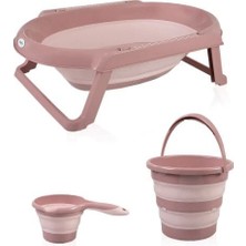 Babyjem Katlanır Banyo Küvet Seti 765 Somon