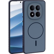 M.TK Moveteck Xiaomi Redmi Note 15 Kılıf Kamera Korumalı Magsafe Şarj Özellikli Yumuşak Kenarlı Hassas Butonlu Mat Silikon Kapak