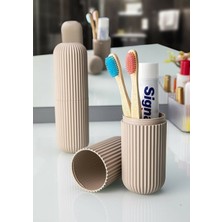 UltraMint Pratik Çok Amaçlı Seyahat Saklama Kutusu, Diş Fırçalık ve Makyaj Organizer