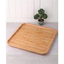 Royaleks Group Bambu Kare Sunum Tabağı 30CM ROYALEKS-KR3030