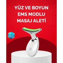 Zero Land Drnds USB Şarjlı LED Işık Terapili Yüz Boyun Bakım Cihazı