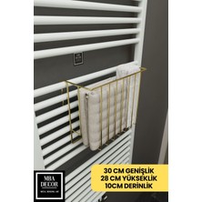 UltraMint Gold Havlupan ve Organizer, Pratik ve Şık Banyo Düzeni