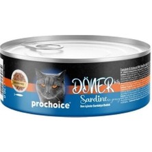 Üreticiniz Ashwork Prochoice Döner Bites Sos Içinde Sardalyalı Yetişkin Konserve Kedi Maması 70 gr 1 Adet