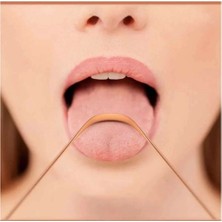 Üreticiniz Ashwork Hijyenik Dil Kazıyıcı Temizleme Dil Sıyırıcı Dil Temizleyici Bakır Hilal 587455