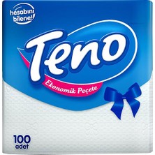 Teno 100 Adet Peçete 32 Paket, 22,5 x 26.5 cm