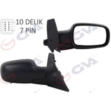 GVA Matrixzn Diş Dikiz Aynasi Sağ Scenic 03-08 Elektrikli Isitmali Sensörlü Konveks 7 Fiş VM-139EHPSR