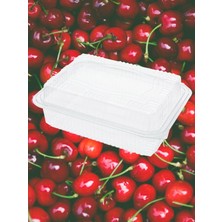 Yorulmaz Ambalaj 1250 gr Yüksek Kapaklı  Paket Servis ve Buzdolabı Kullanımına Uygun, Sızdırmaz  Kullan- At Kap – 12’li Paket