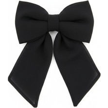 Jz Moda Şifon Fiyonk Otomatik Klipsli Toka - Farklı Renk Seçenekli Kurdele Saç Aksesuarı