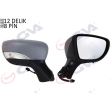 GVA Matrixzn Diş Dikiz Aynasi Sağ Clio 12 Elektrikli Isitmali Astarli Sinyalli Sensörlü Konveks VM-6126EHPSR