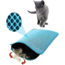 Ashwork Petpretty Elekli Kedi Tuvaleti Paspası 50X60 cm Turkuaz 587455
