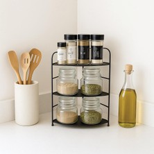 UltraMint Ayarlanabilir Çok Katlı Köşe Rafı, Banyo ve Mutfak Düzenleyici