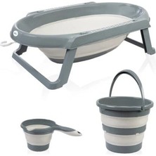 Babyjem Katlanır Banyo Küvet Seti 765 Antrasit