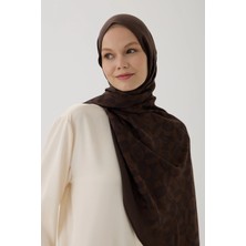 Valentino Orlandi Logo Serisi Monogram Şal - 06244 Acı Kahve