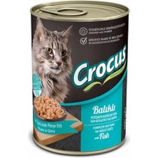 Ashwork Crocus Balıklı Yetişkin Kedi Yaş Maması 1 Adet 400 gr 587455