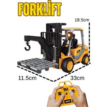 Boratila Toys 2.4ghz 1:18 Uzaktan Kumandalı Işıklı Sesli Full Fonksiyon Şarjlı Forklift