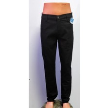 Beyzdenim Klasik Siyah Kot Pantolon Likrali Battal Büyük Beden