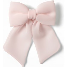 Jz Moda Şifon Fiyonk Otomatik Klipsli Toka - Farklı Renk Seçenekli Kurdele Saç Aksesuarı