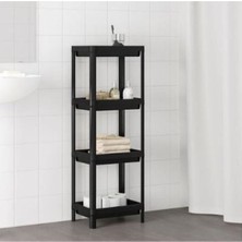 UltraMint 3 Bölmeli Banyo ve Mutfak Raf Ünitesi, 36X23X100 cm
