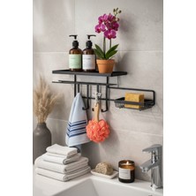 UltraMint Pratik ve Şık Metal Duşakabin Banyo Rafı Sabunluk ve Düzenleyici