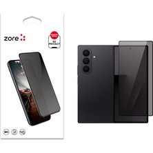 Maks Technology Galaxy Z Fold 7 Mkst New 5d Privacy Temperli Ekran Koruyucu - Siyah