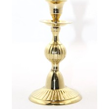 Üreticiniz Ashwork Tekli Pirinç Şamdan 4910 587455