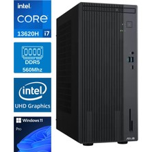 Asus Expertcenter P500MV Intel Core I7-13620H 32GB Ddr5 2tb SSD Windows 11 Pro Minitower Masaüstü Bilgisayar WP500MV716512330B1DGNS13