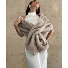 Laviyonsa Kışlık Kürk Etol Davet Şalı