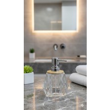 UltraMint Akrilik Kristal Sıvı Sabunluk, Banyo ve Mutfak Düzenleyici