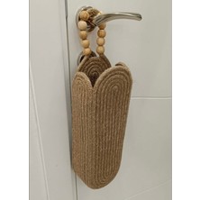 UltraMint Hasır Banyo Sepeti Çok Amaçlı Düzenleyici Poşetlik ve Maşa Organizer