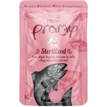 Ashwork Pramy Sterilized Jöle Içinde Somonlu ve Ton Balıklı Pouch Kısır Konserve Kedi Maması