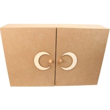 UltraMint Sağlam ve Şık Ham Mdf Ecza Dolabı, Güvenle Kullanılır ve Düzen Sağlar