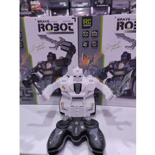 Boratila Toys 15 cm / 2.4 Ghz Şarjlı Uzaktan Kumandalı Full Fonksiyon Sesli Savaşçı Robot Oyuncak