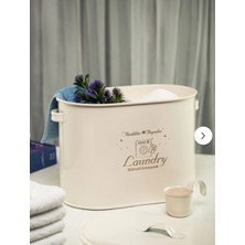 UltraMint Çekmeceli Metal Kapaklı Ölçekli Deterjanlık, Banyo ve Toz Deterjanlık