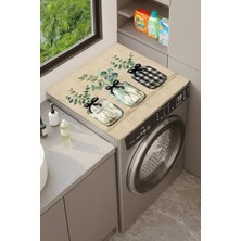 UltraMint Kaydırmaz, Sıvı Geçirmez Çamaşır ve Kurutma Makinesi Üstü Matı