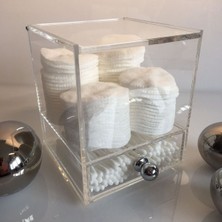 UltraMint Pratik Kulak Çubuğu ve Pamuk Organizeri, Düzenli ve Şık Tasarım