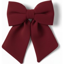 Jz Moda Şifon Fiyonk Otomatik Klipsli Toka - Farklı Renk Seçenekli Kurdele Saç Aksesuarı