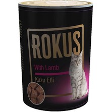 Ashwork Rokus Kuzulu Yetişkin Konserve Kedi Maması 1 Adet 410 gr 587455