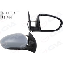 GVA Matrixzn Diş Dikiz Aynasi Sağ Qashqai 09 Elektrikli Isitmali Katlanir Astarli Konveks 7 Fiş VM-4011EBHR