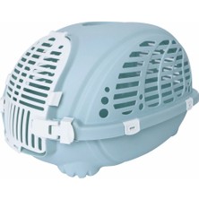 Ashwork M-Pets Skyline Carrier Kedi ve Küçük Irk Köpek Taşıma Çantası 52X40X32 cm Mavi 58745
