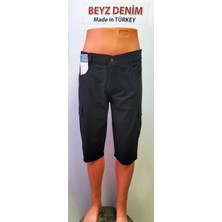 Beyzdenim Siyah Süper Mikro En Likra.boy Likra Incecik Şort Kapri Diz Altı Pantolon Ibüyük Beden