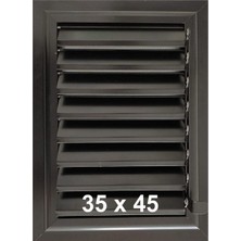 UltraMint Antrasit Renkli Yapıştırmalı Banyo ve Tuvalet Menfezi