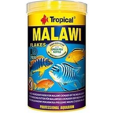 Ashwork Tropical Malawı Flakes Malawı Cichlid Balıkları Için Pul Balık Yemi 250 ml 50 gr 58745
