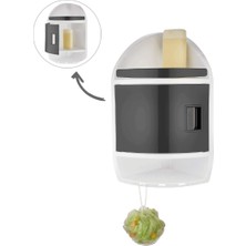 UltraMint Şampuanlık ve Banyo Düzenleyici, Kapaklı, Şık ve Fonksiyonel Tasarım