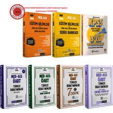 Pegem Akademi Yayıncılık 2026 Meb Ags Öabt Türkçe Öğretmenliği Konu-Soru Bankası-Deneme-Çıkmış Sorular(Eğitim Bilimleri Seti)