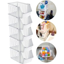 UltraMint 5'li Çok Amaçlı Katlanabilir Organizer, Dolap ve Lavabo Için Perfect